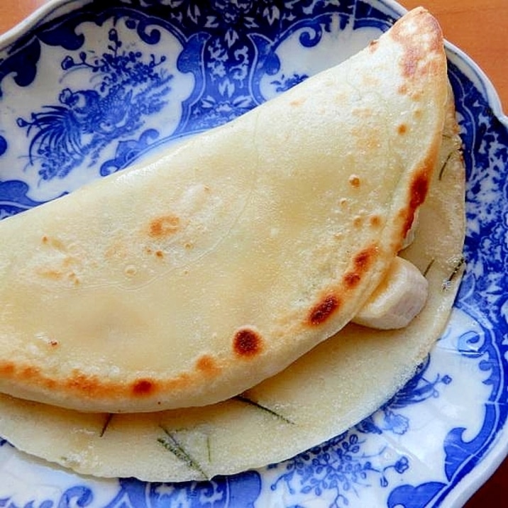 5分!?卵不使用❤米粉と豆乳でもクレープ♪